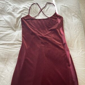 Armani Exchange A/X Burgundy Velvet
Dress